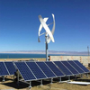 Vertical-Axis Wind Solar Hybird Turbine Generator