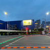 Innovative Smart LED Street Light Integrated Multifunctional Pole with CCTV Camera WiFi LED Multimedia Screen
